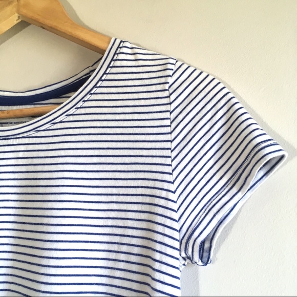 Gap Navy Blue & White Striped Favourite T-Shirt - Picture 2 of 6